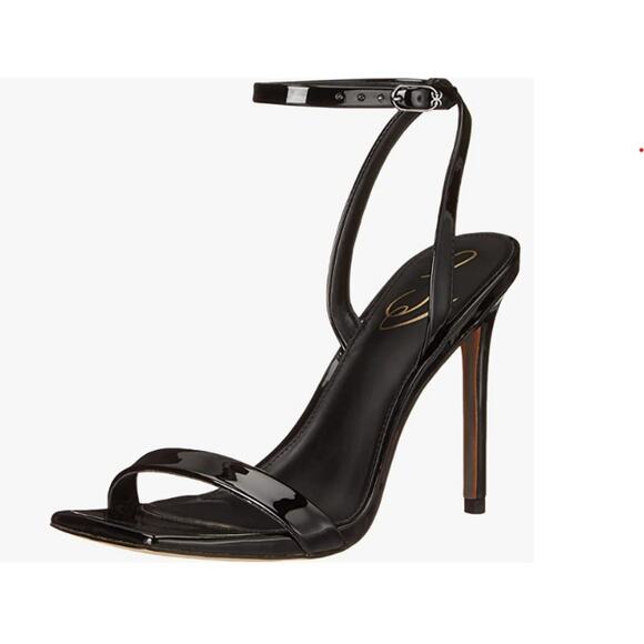 Sam Edelman Black Strappy Heels - Picture 1 of 14